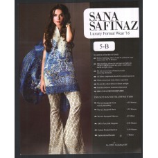 Sana Safinaz Luxury Formal Wear Master Replica - Eid Collection 2016 - 5B